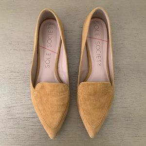 Sole Society suede flats.